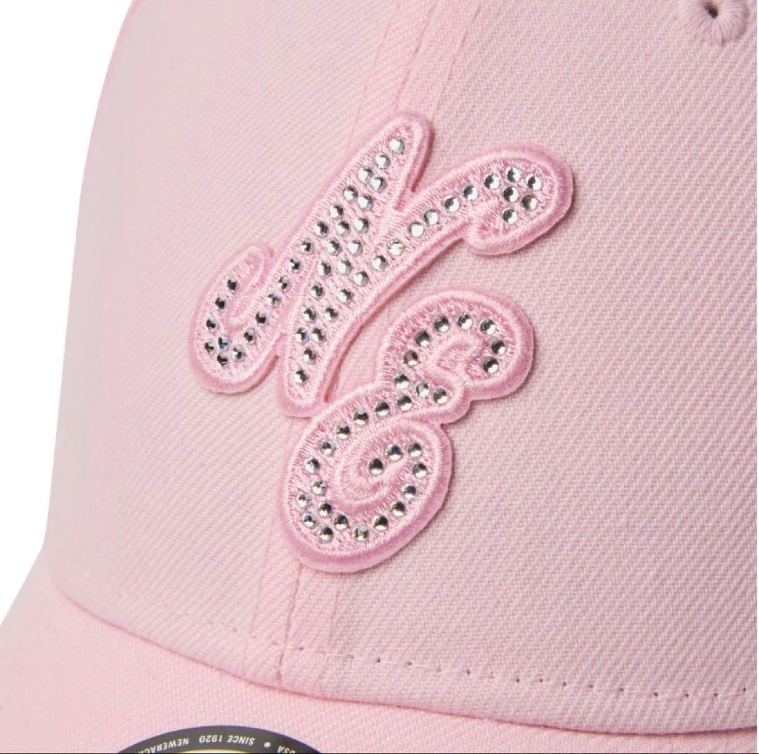 9FORTY Rhinestone ラインストーン クラシックロゴ ピンク