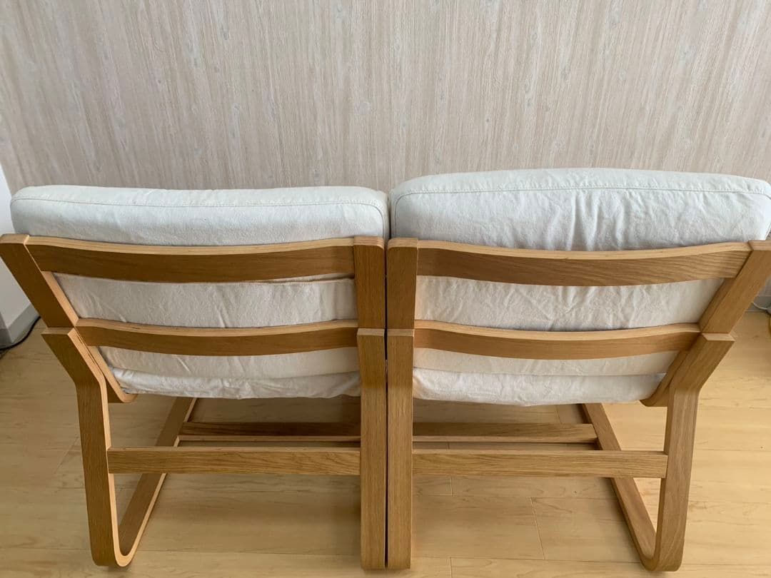 リビングでもダイニングでもつかえるソファチェア・オーク材