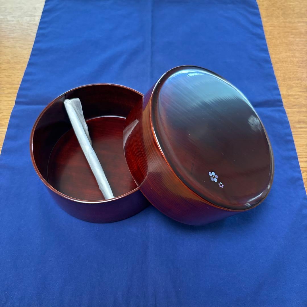駿河漆器 螺鈿細工 お弁当箱 名工 細田豊作