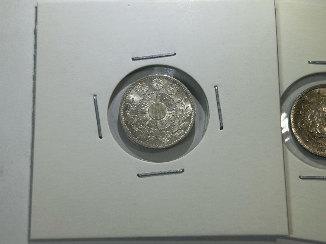 【状態良好‼️】　竜5銭銀貨　旭日竜5銭銀貨　大字5銭銀貨　３枚まとめ