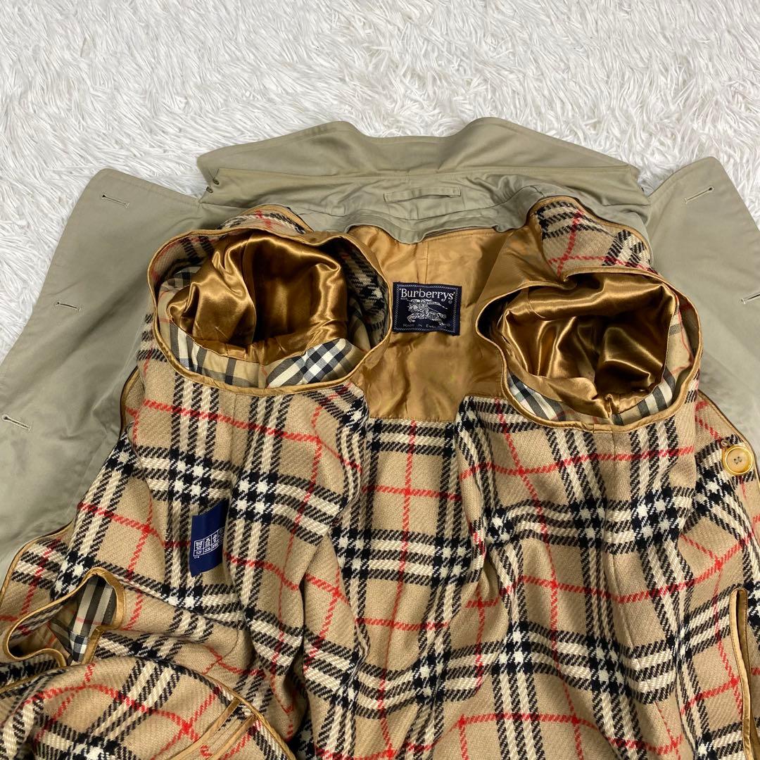 英国製✨Burberrys トレンチコート ライナー ベルト ノバチェック L