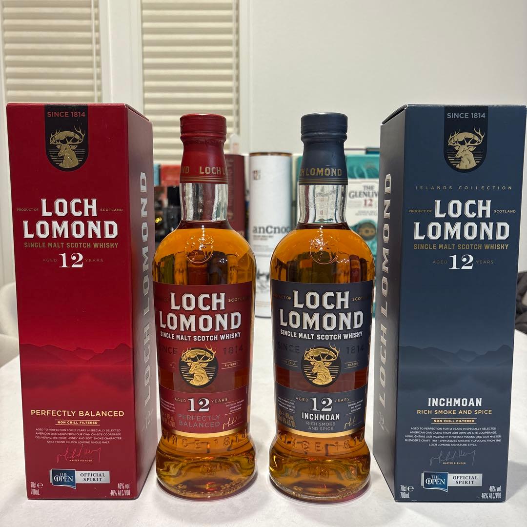 ロッホローモンド12年 シングルモルトウイスキー　2本セット