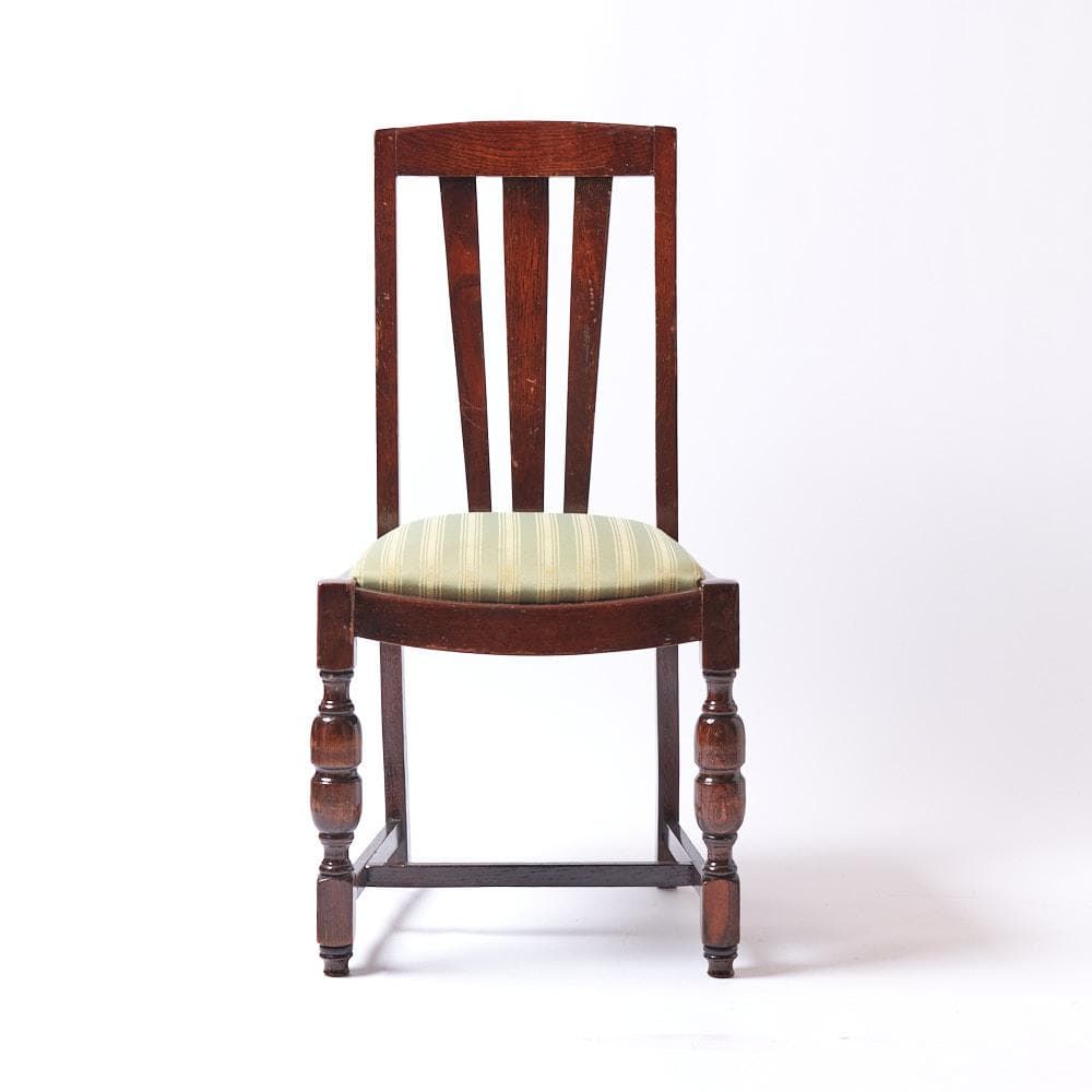 【surf】イギリス製アンティークチェア 1脚④(座面張替済)