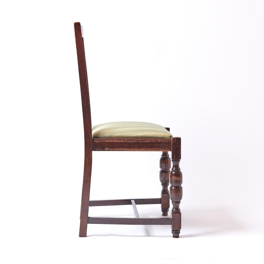 【surf】イギリス製アンティークチェア 1脚④(座面張替済)