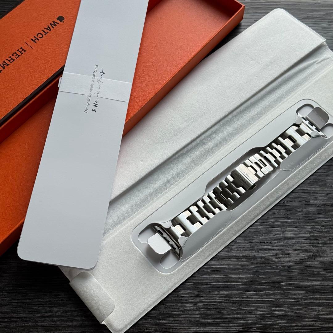 2655 Apple Watch エルメス　グランH ステンレスシルバー　バンド