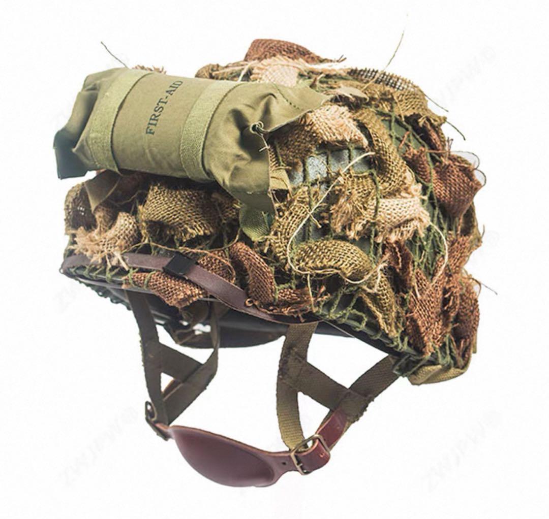 WWⅡ 米軍 M1C空挺隊用ヘルメットセット（レプリカ）サバゲ　101空挺隊