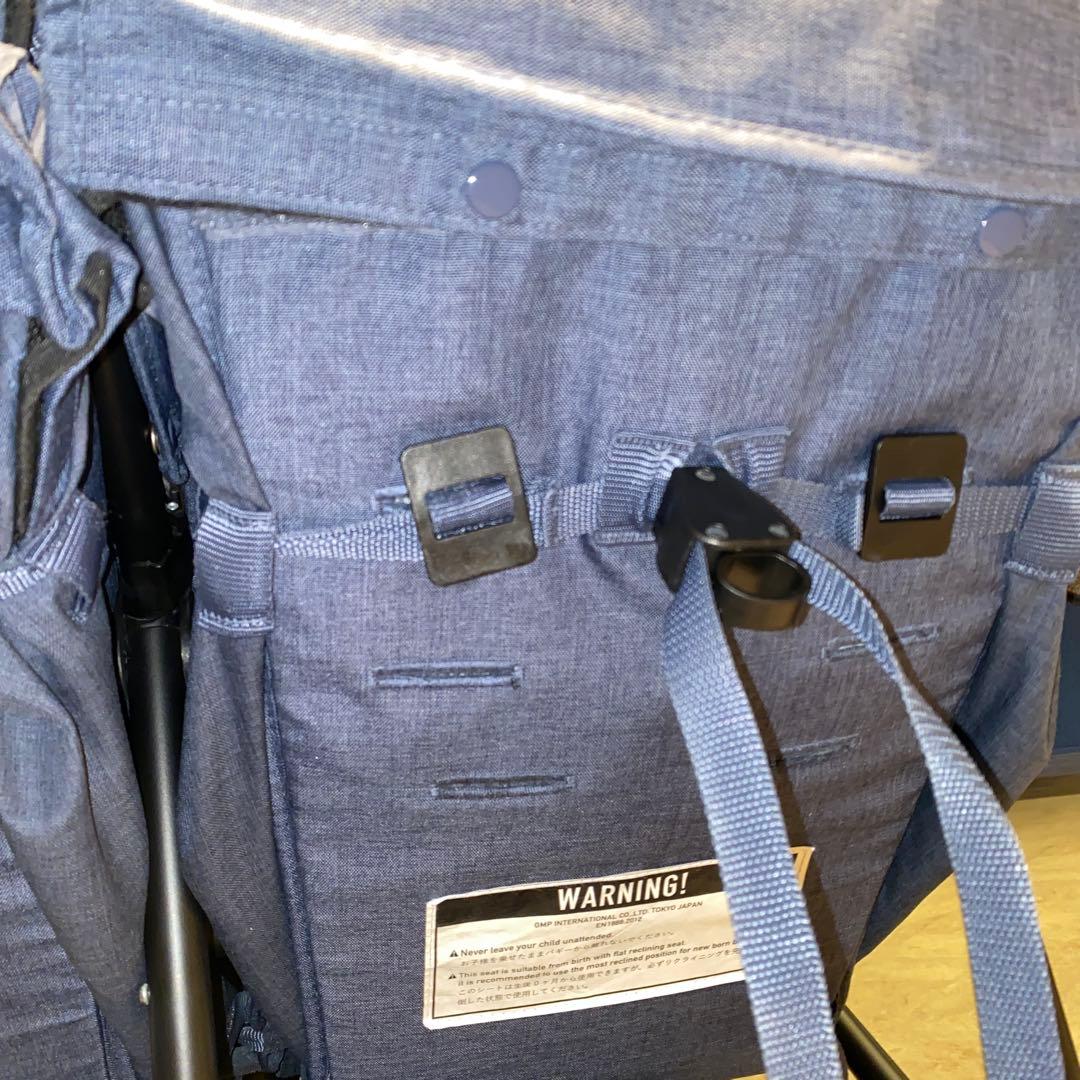 【処分特価】AirBuggy ココダブル アースブルー 0か月~ 双子ベビーカー