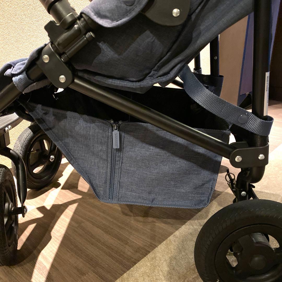 【処分特価】AirBuggy ココダブル アースブルー 0か月~ 双子ベビーカー