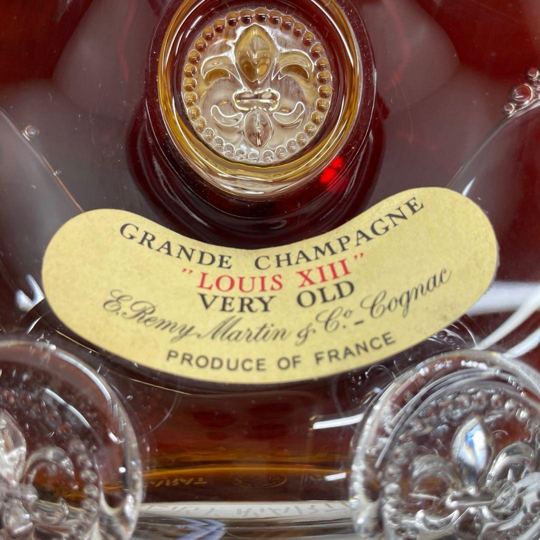 A◇レミーマルタン ルイ13世 べリーオールド 箱付き　バカラ替え栓あり 未開栓