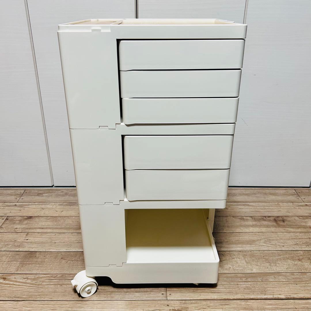 【ウッドトレイ付 美品】ボビーワゴン リプロダクト品