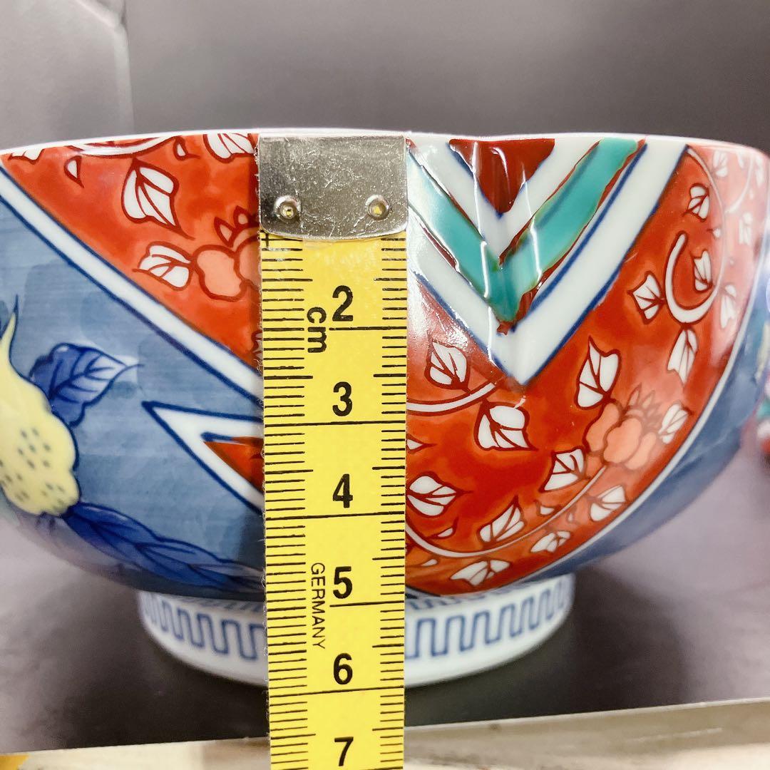 幸乃宴 向付椀 煮物 酢の物 丼 有田焼 九谷焼 古伊万里 未使用美品 ザクロ柄