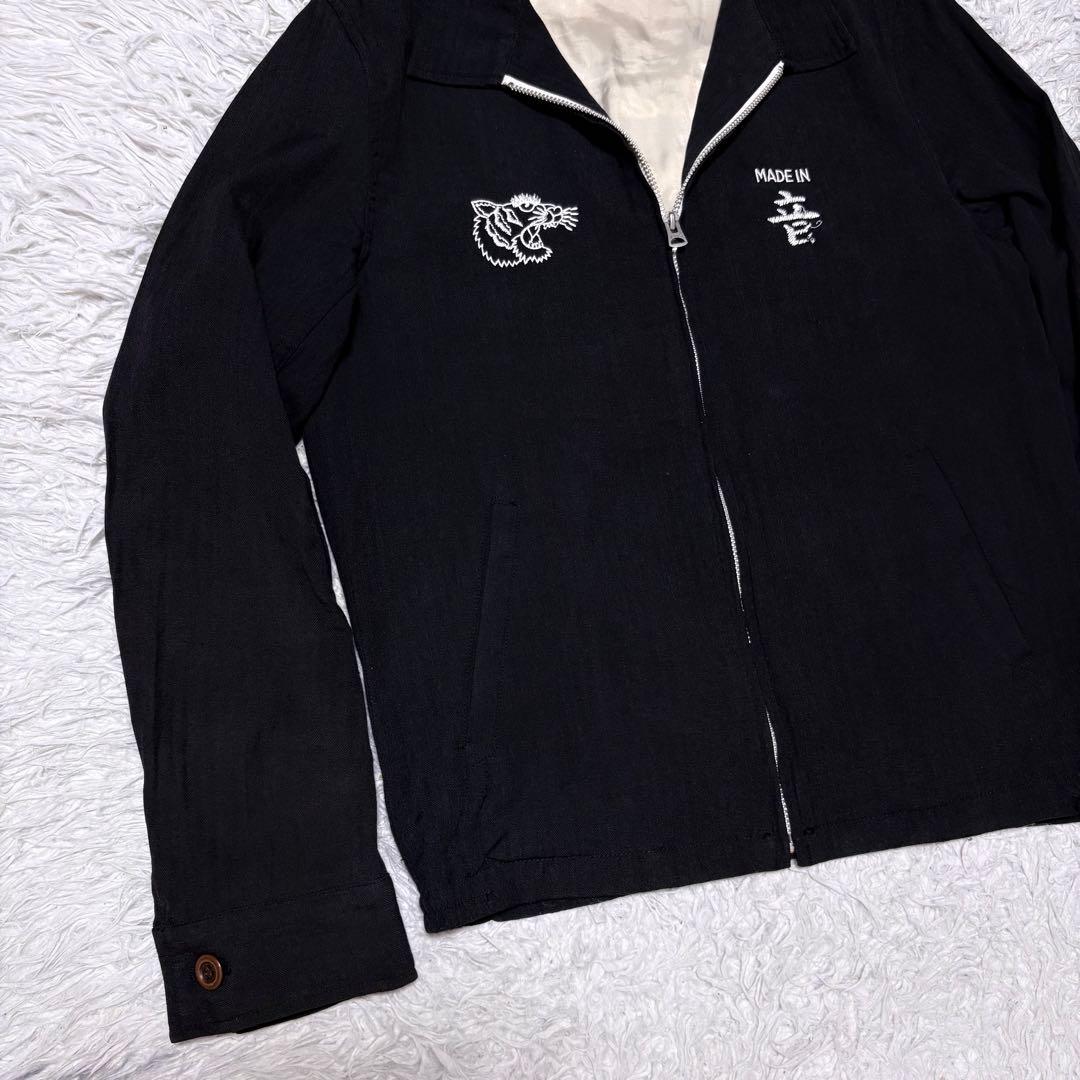 モンキーDルパン✨ルードギャラリー　音ジャン　ブラック刺繍