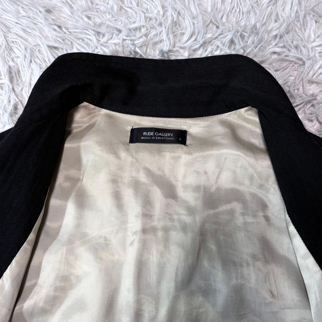 モンキーDルパン✨ルードギャラリー　音ジャン　ブラック刺繍