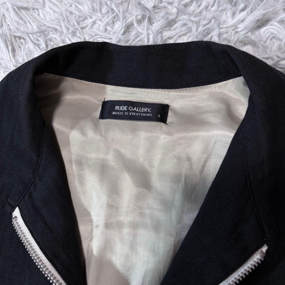 モンキーDルパン✨ルードギャラリー　音ジャン　ブラック刺繍