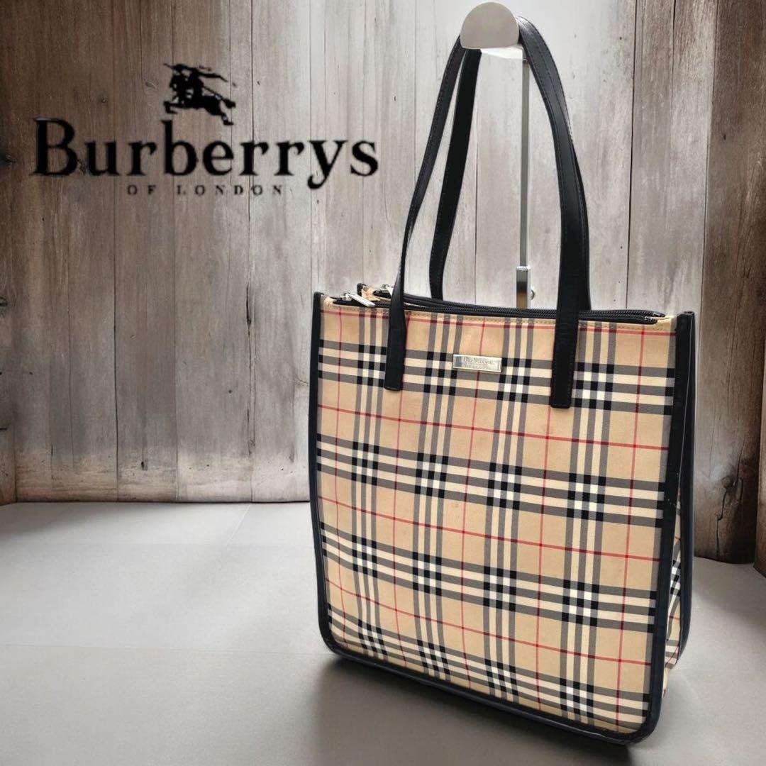 Burberrys チェック柄トートバッグ