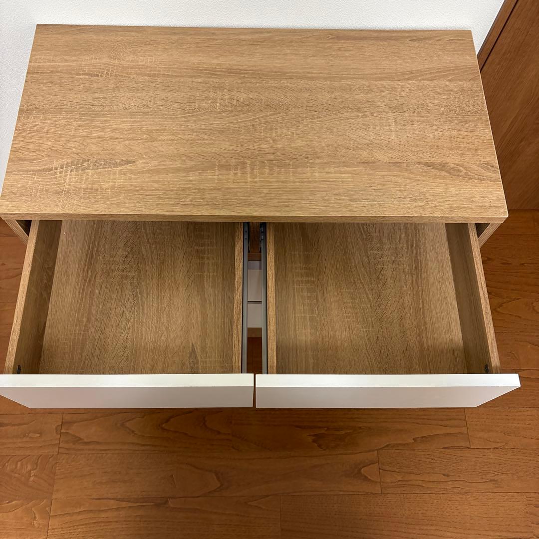 80cm 3段チェスト