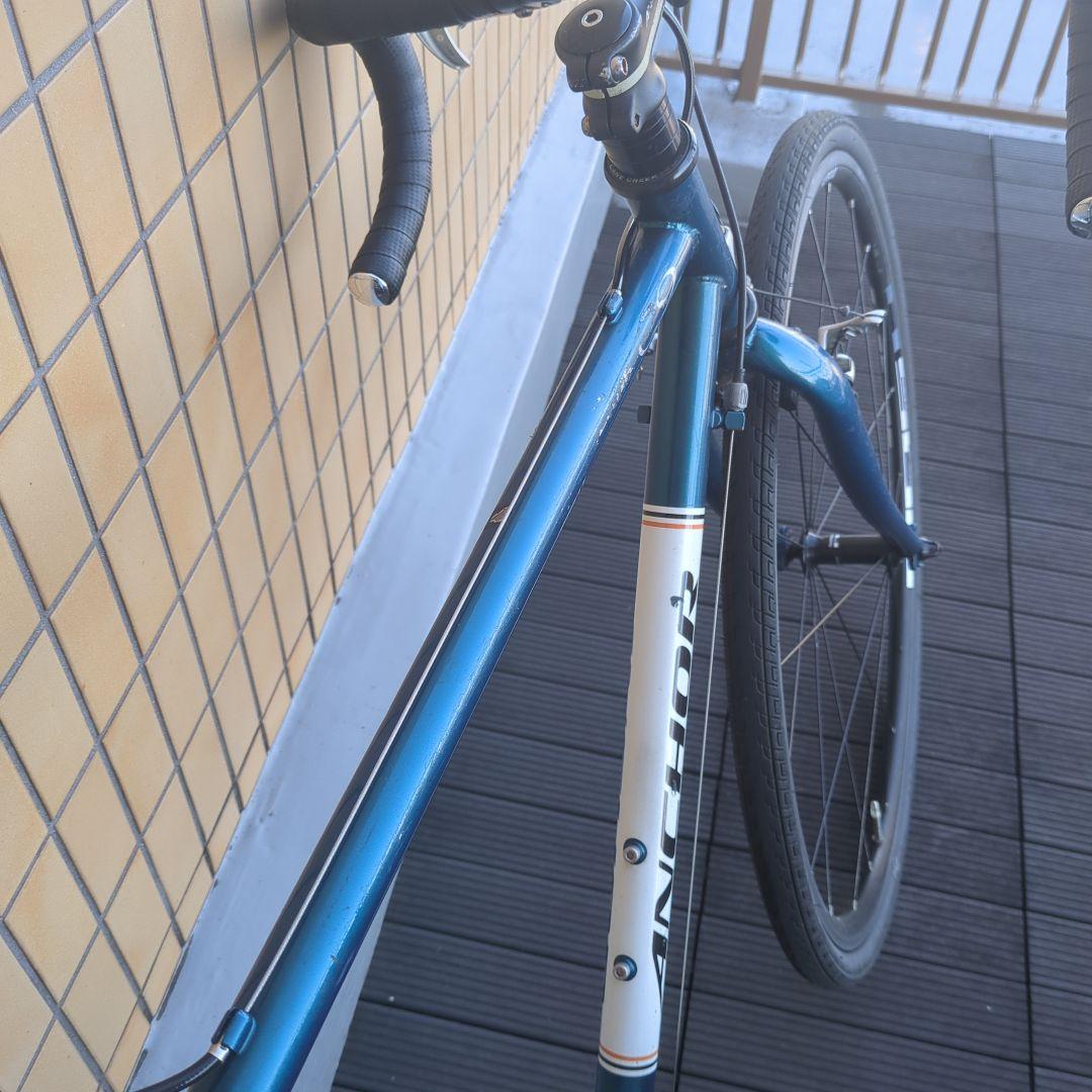 ANCHOR シクロクロスバイク 青緑