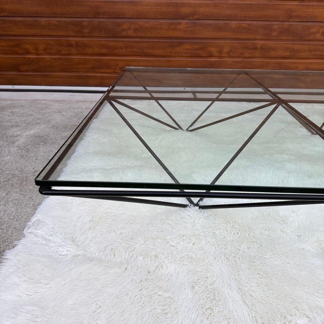 美品 B&B italia ALANDA ガラステーブル 購入価格67万