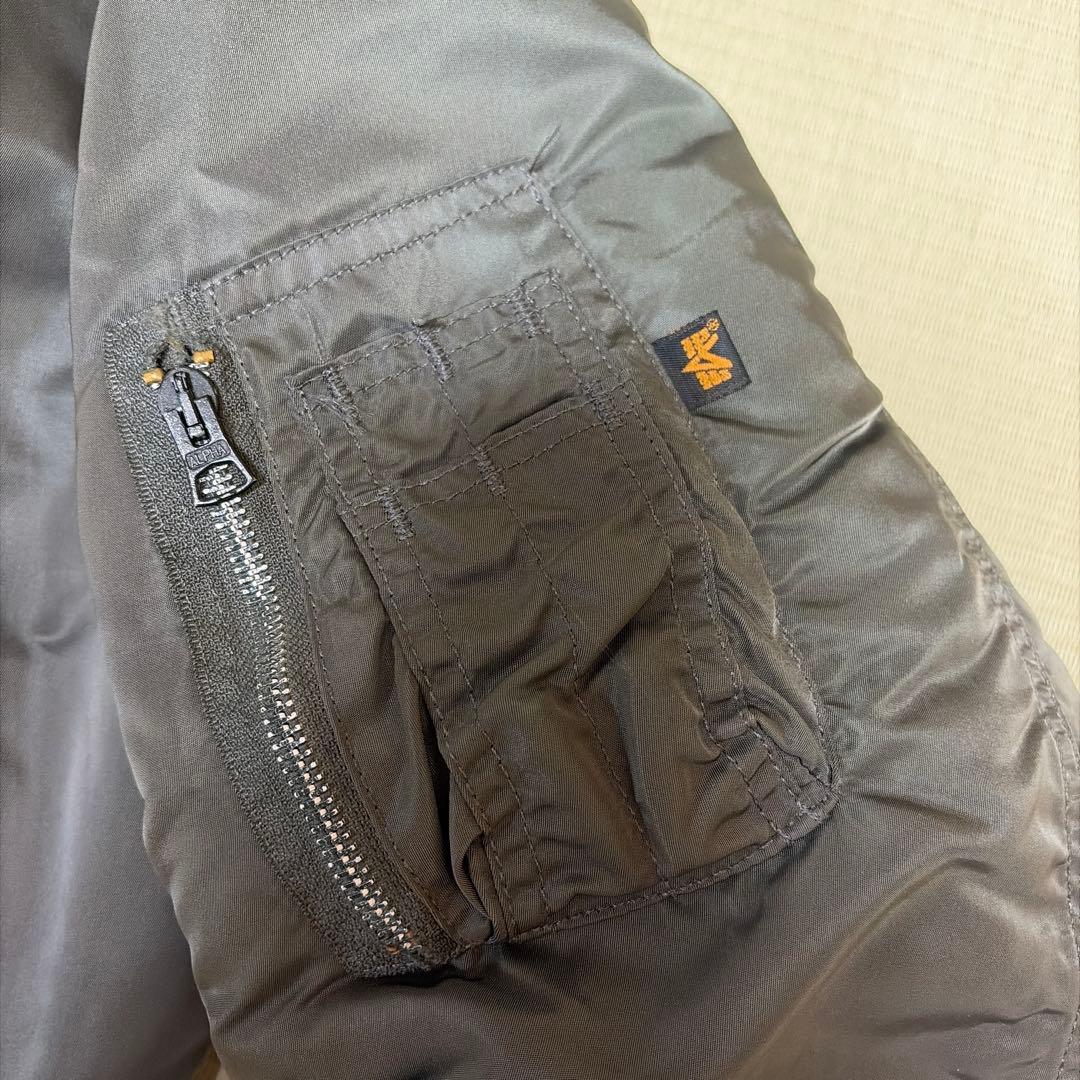 80s アルファインダストリーズ MA-1 usa 旧黒タグ　Mサイズ