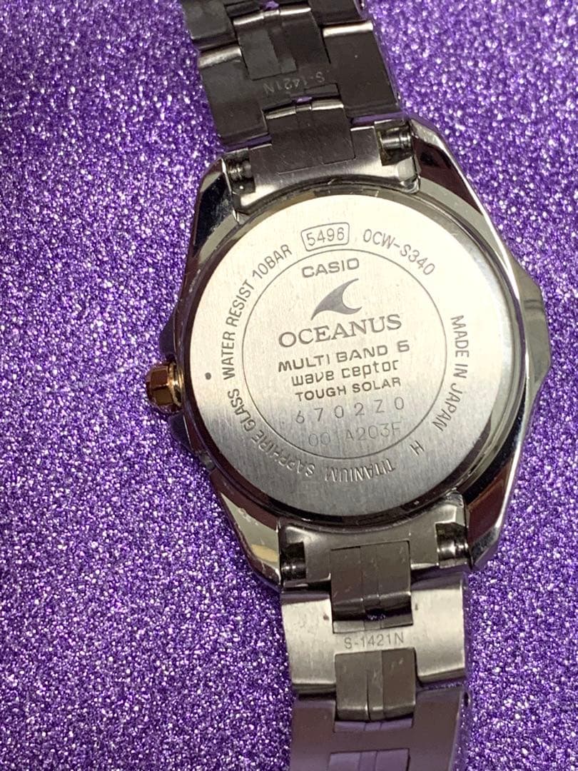 CASIO カシオ OCEANUS オシアナス OCW-S340-7AJF