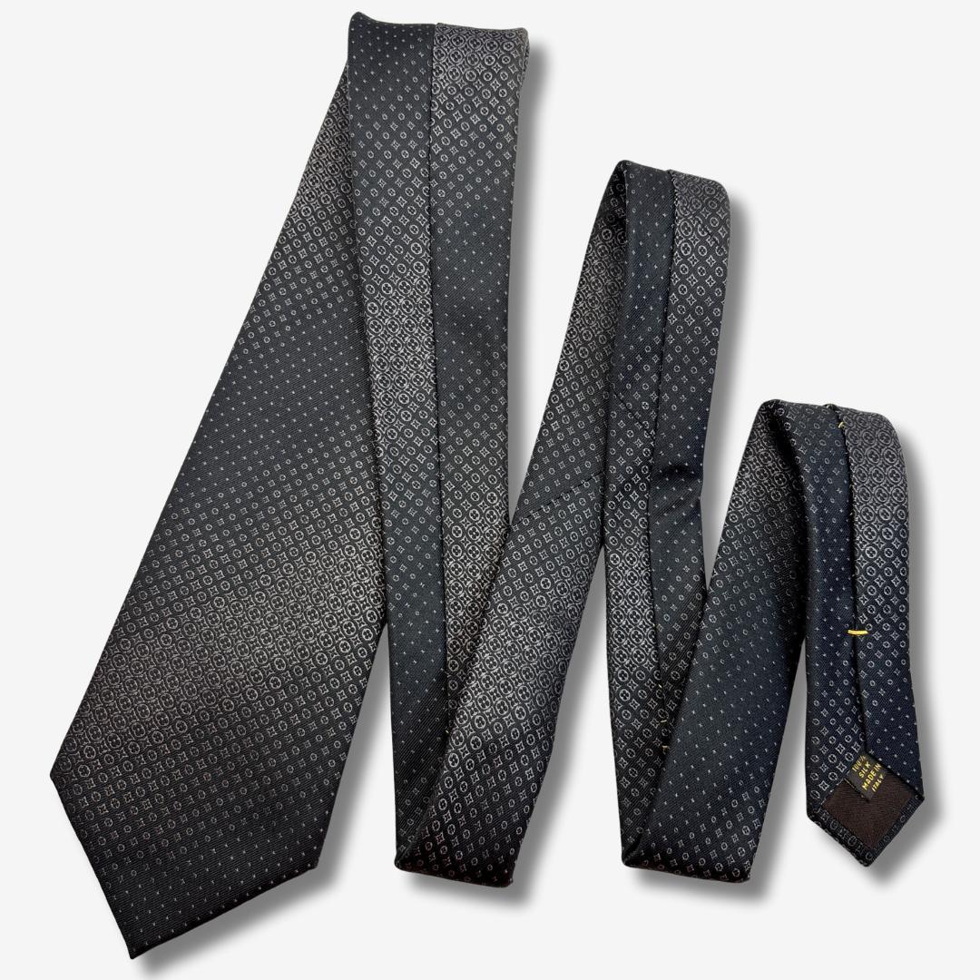 LOUIS VUITTON モノグラム 幾何学柄 チャコールグレー