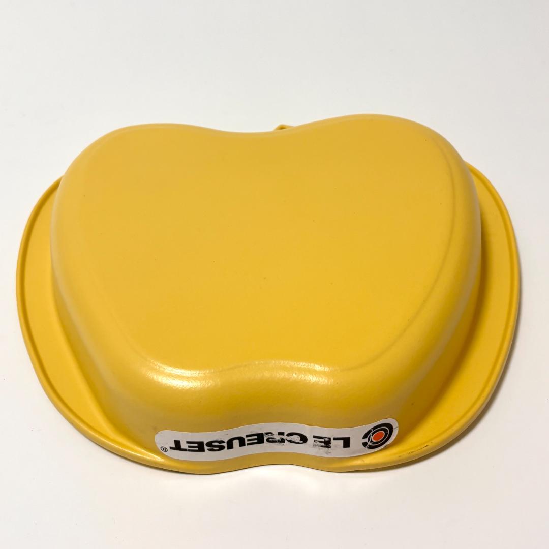 【新品・未使用】ルクルーゼ アップルディッシュ プレート鍋グリル ミモザ