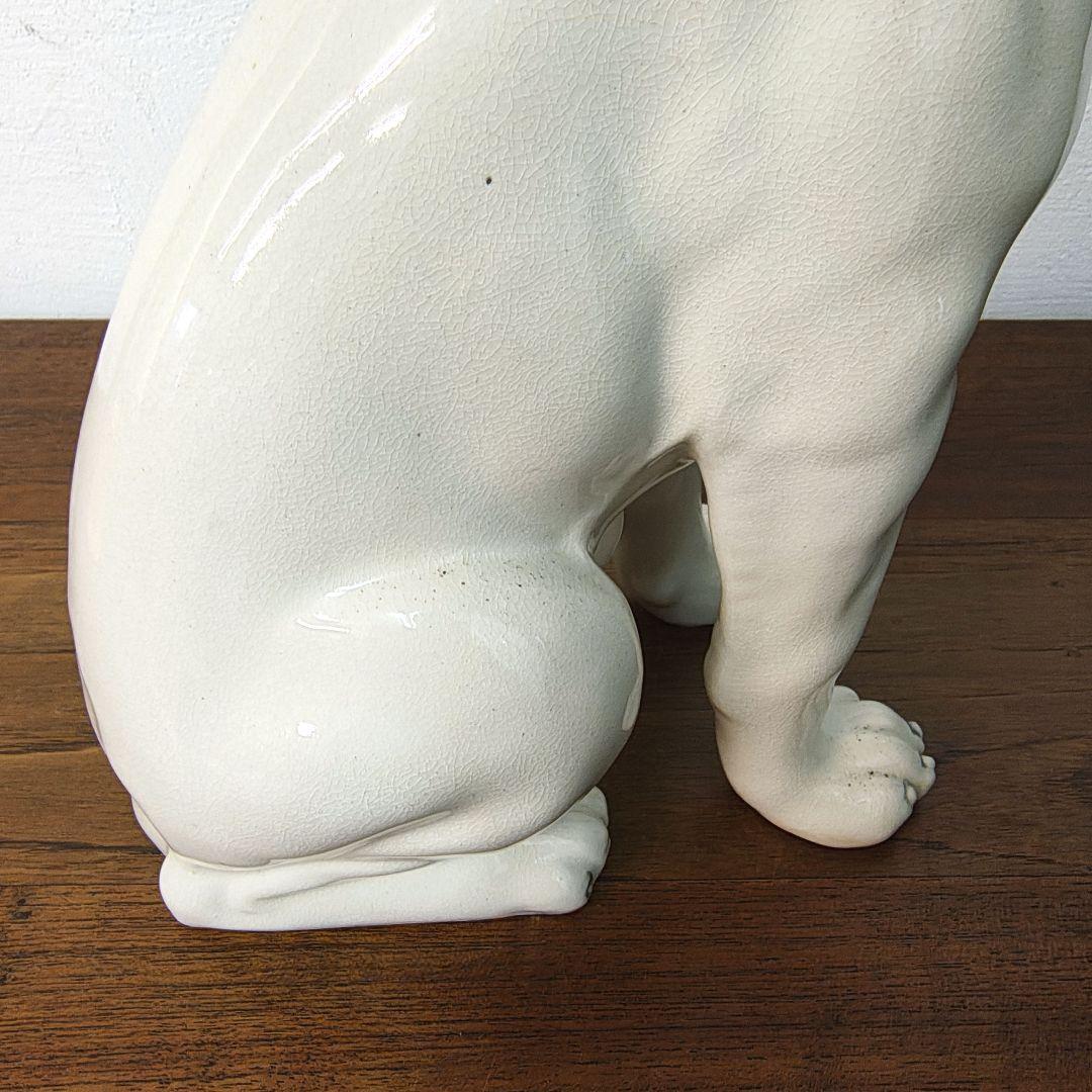 美品【Victor】ビクター 陶器 ニッパー犬 H31.5cm