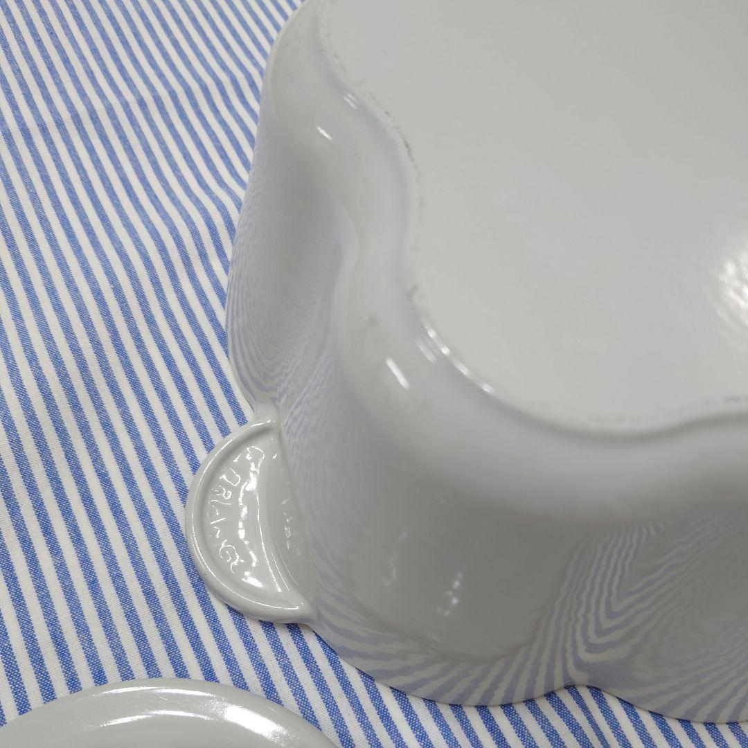 ル・クルーゼ　フルール 両手鍋