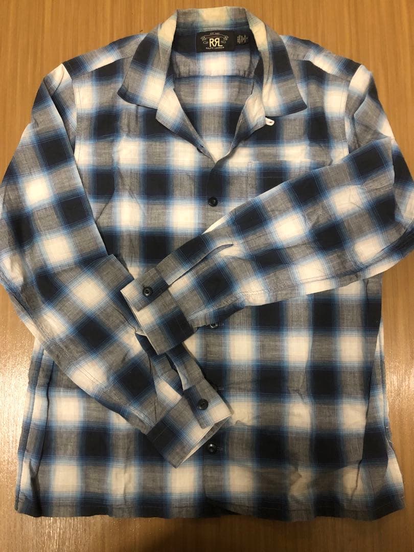 DOUBLERL RRL オンブレ　シャツ　ジョニーデップ着　リーバイス