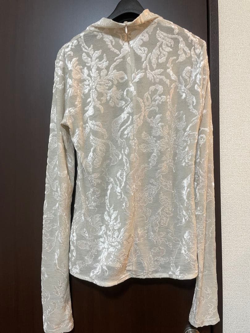トップス MURRAL flake jacquard velor top