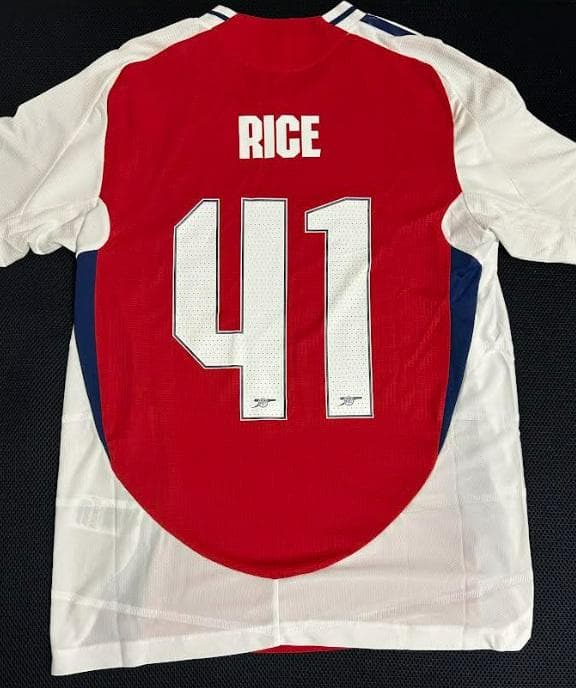 アーセナル　ライス　オーセンティック ホーム CL（M）2024-25