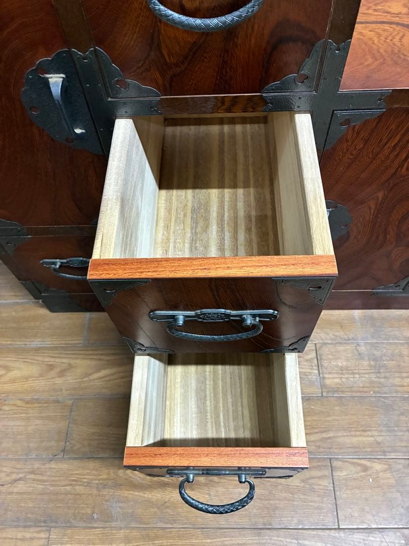 管462☆民芸家具☆時代箪笥☆階段箪笥