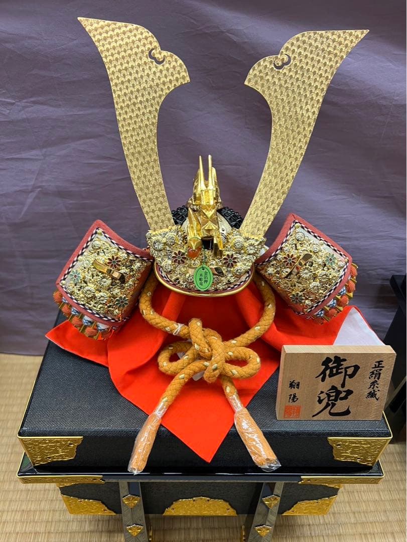 「新品」　五月人形 高級　兜飾り