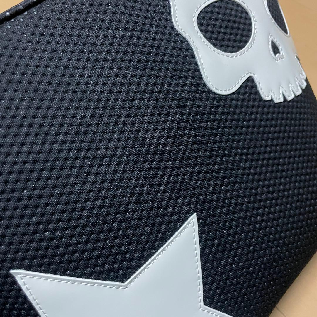 HYDROGENミニトートバッグ -スカルとスターデザイン