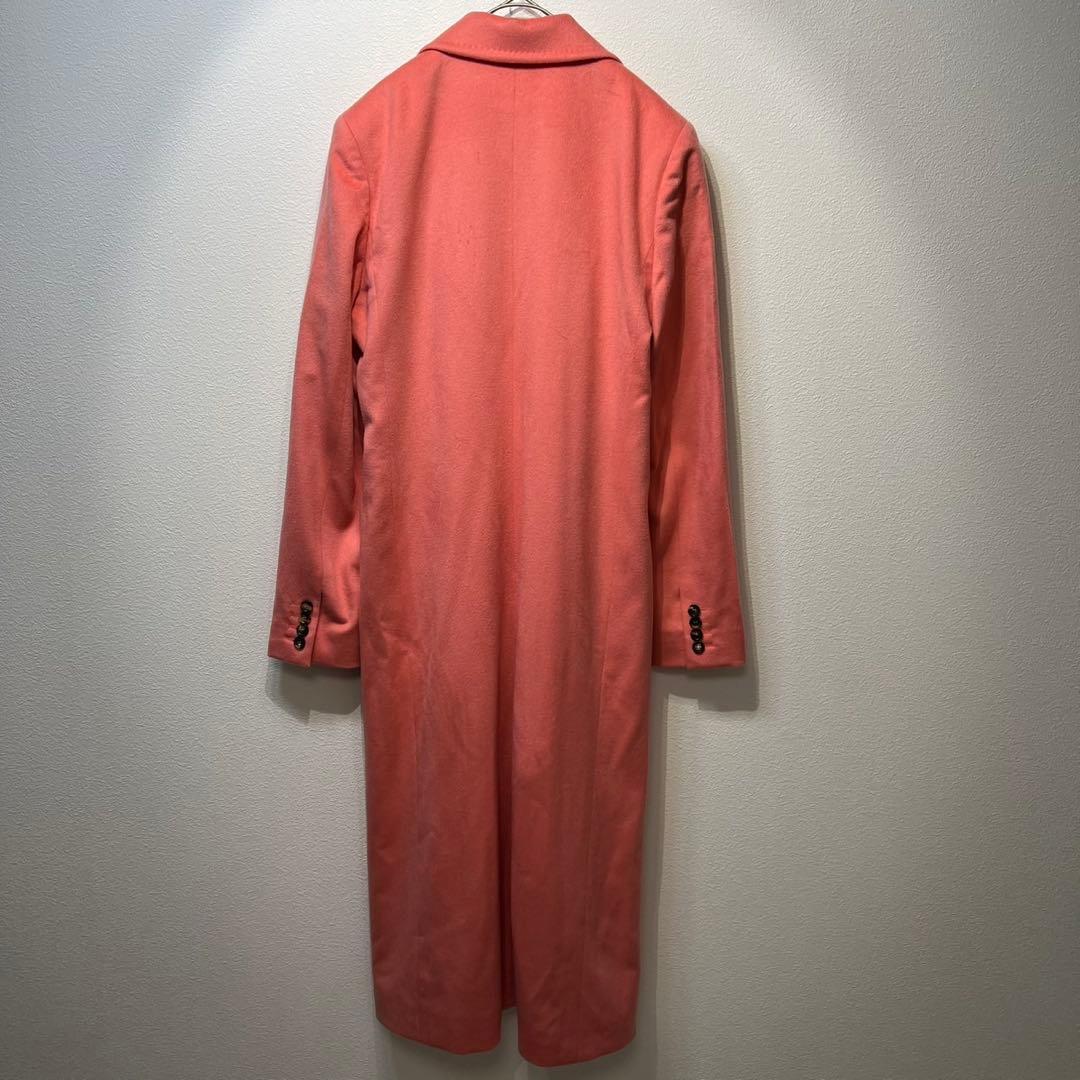 希少 CELINE マイケルコース期 上質 カシミヤ シルク チェスターコート