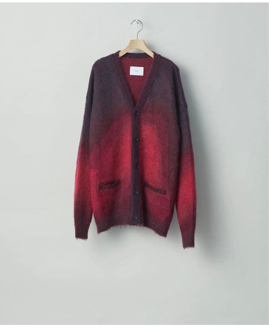 ssstein グラデーションカーディガン