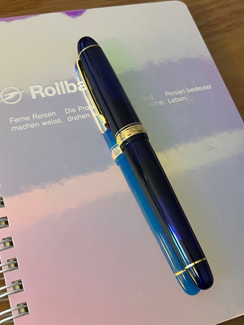 万年筆　センチュリー3776 F シャルトルブルー