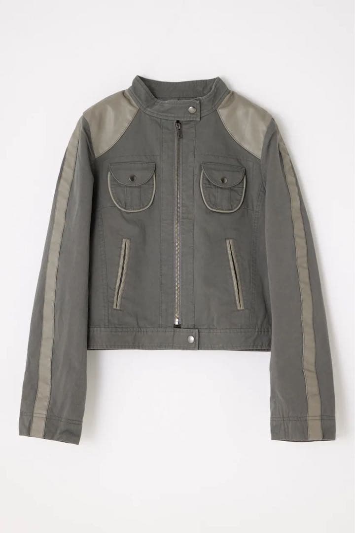 LAGUA GEM LINE DOCKING COTTON ジャケット GRAY