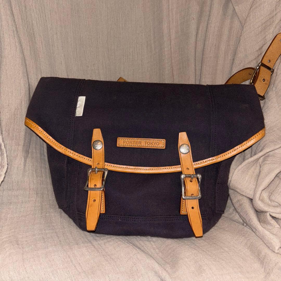 PORTER MAGNUM SHOULDER BAG(S) 防水 ネイビー