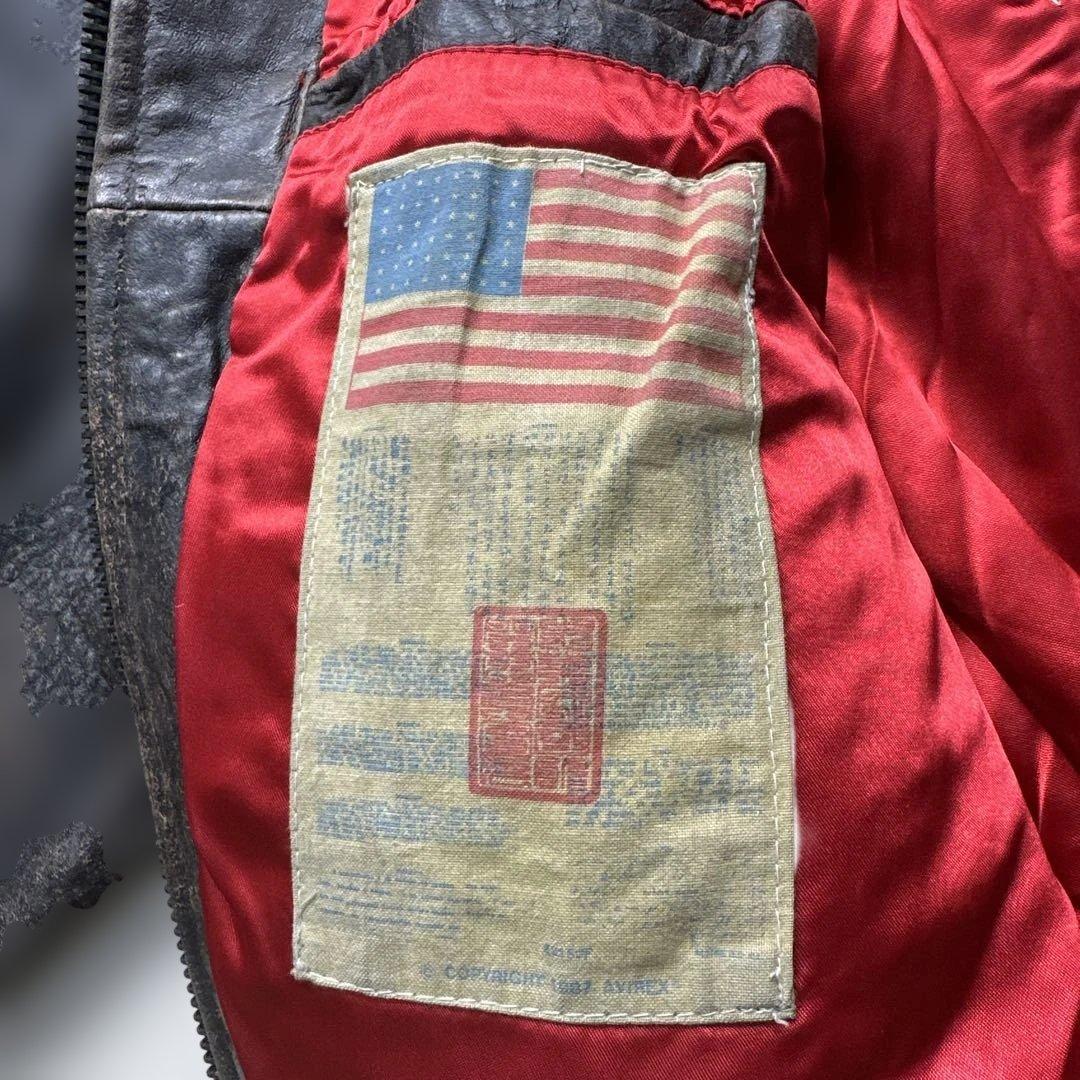 【希少】 AVIREXUSA ヴィンテージフライジャケット TYPEA-2