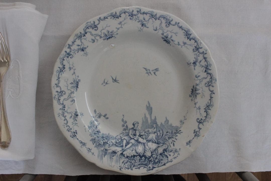 レアGien【ジアン】IDYLLE/フランスアンティーク・D