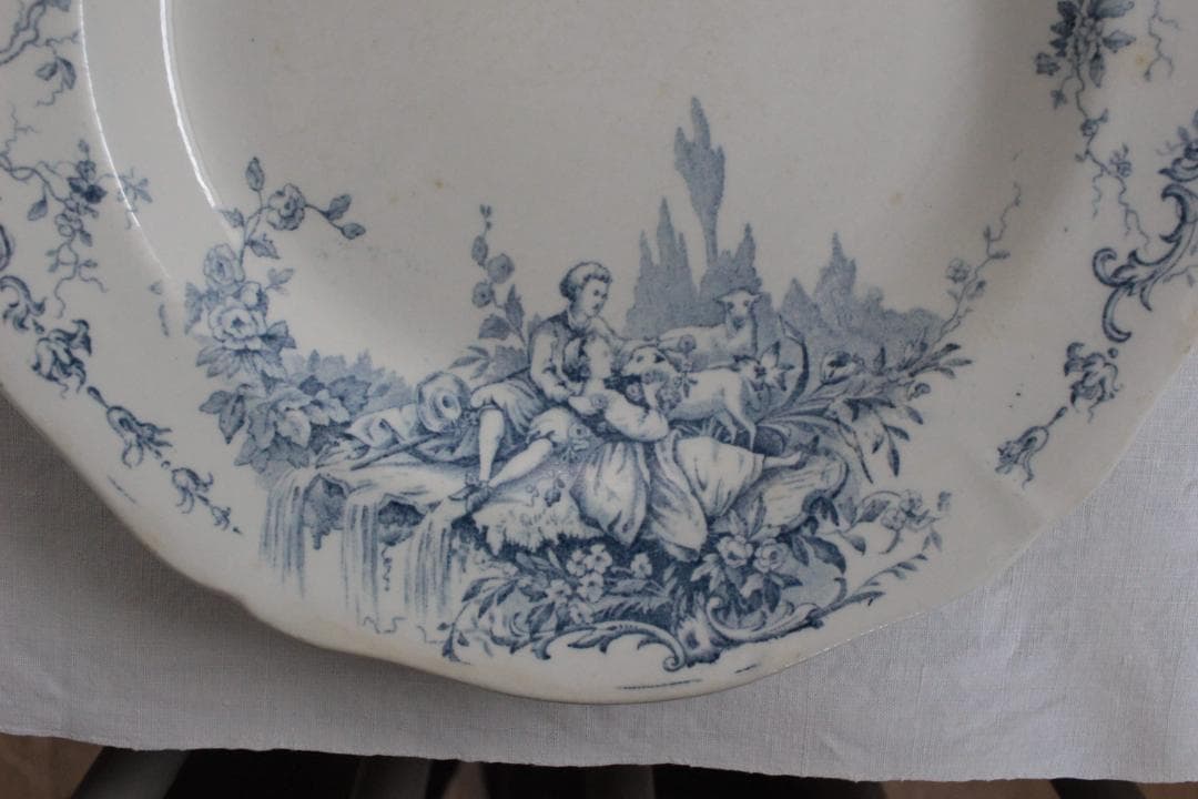 レアGien【ジアン】IDYLLE/フランスアンティーク・D