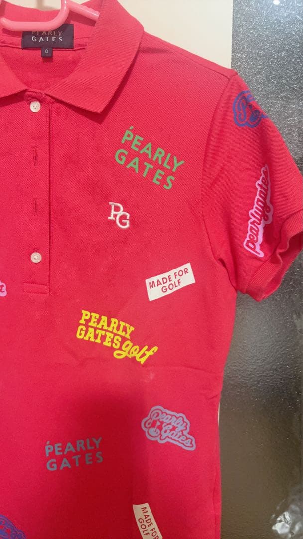 PEARLY GATES ゴルフ用ポロシャツ ピンク