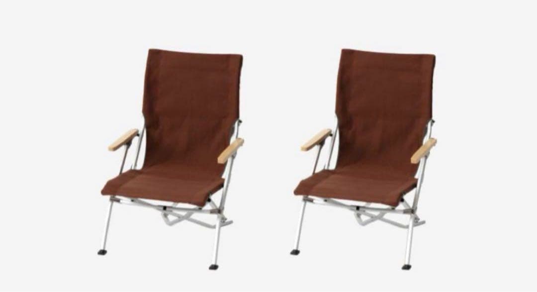 スノーピーク ローチェア30 ブラウン LV-091BR 2脚セット