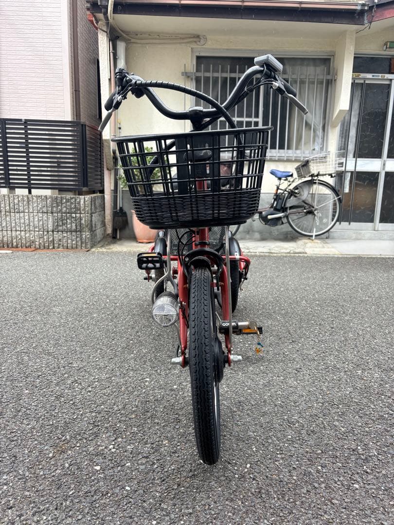 電動アシスト三輪自転車　BEPN18 赤色
