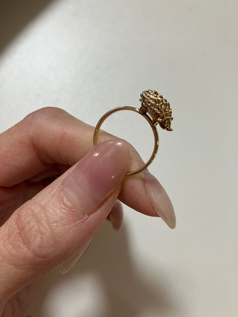 K10 ハリネズミ　リング　8号