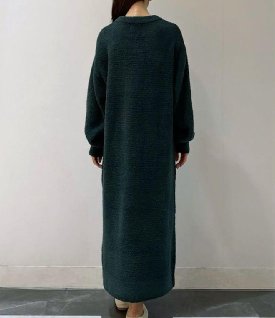 ジェラートピケ　HOLIDAY ベアジャガードワンピース＆巾着　くま　ドレス