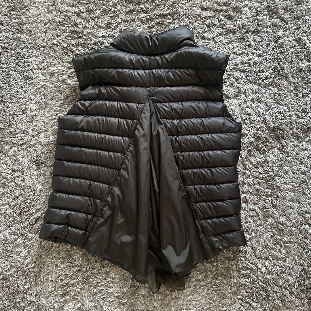 MONCLER ダウンベスト モンクレール sacai コラボ　ブラック