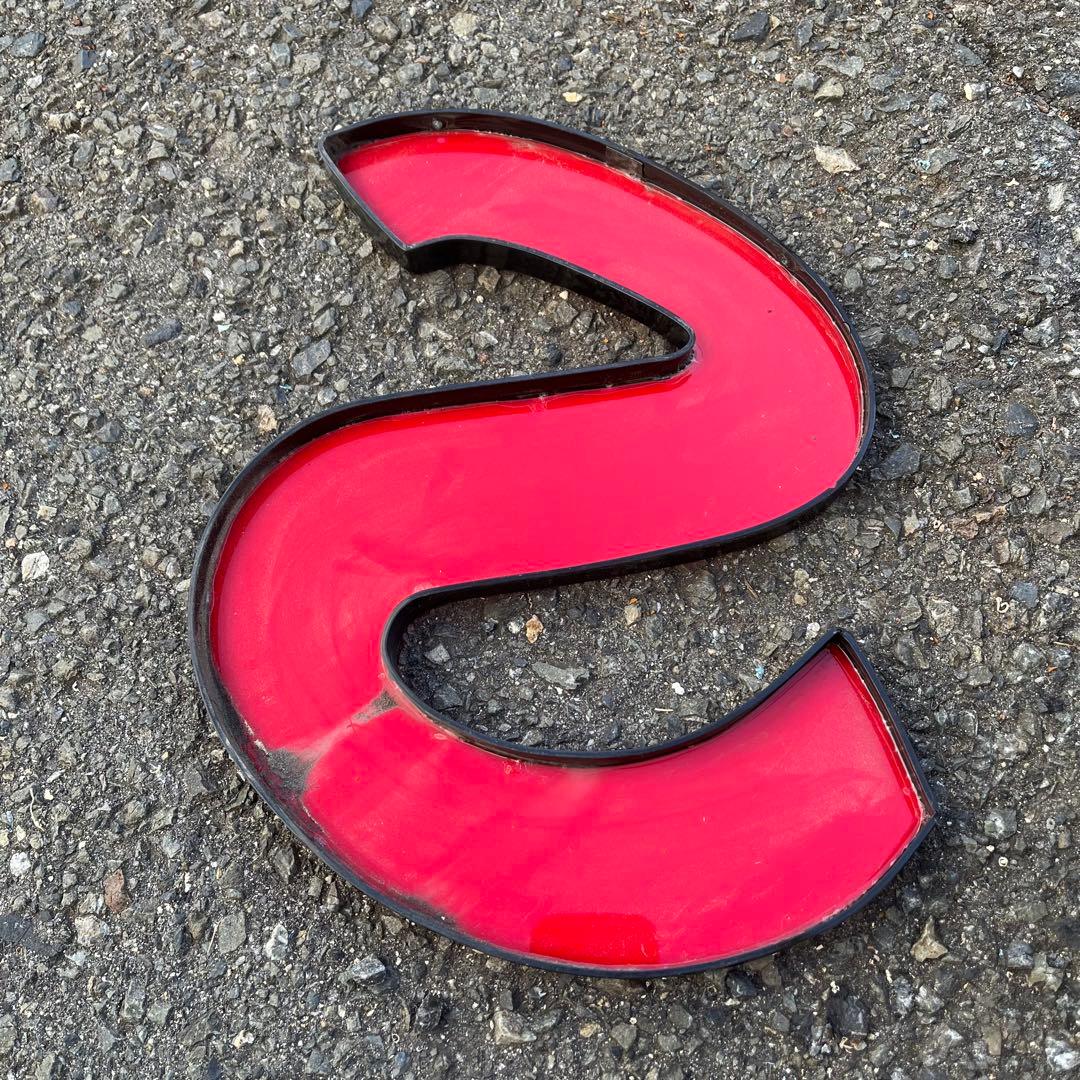 S 看板 アルファベット レターサイン 文字 アメリカ ビンテージ アンティーク