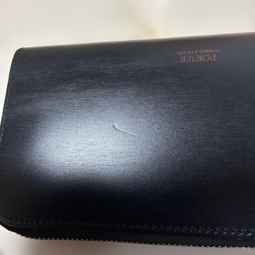 PORTER ブラック レザー 長財布